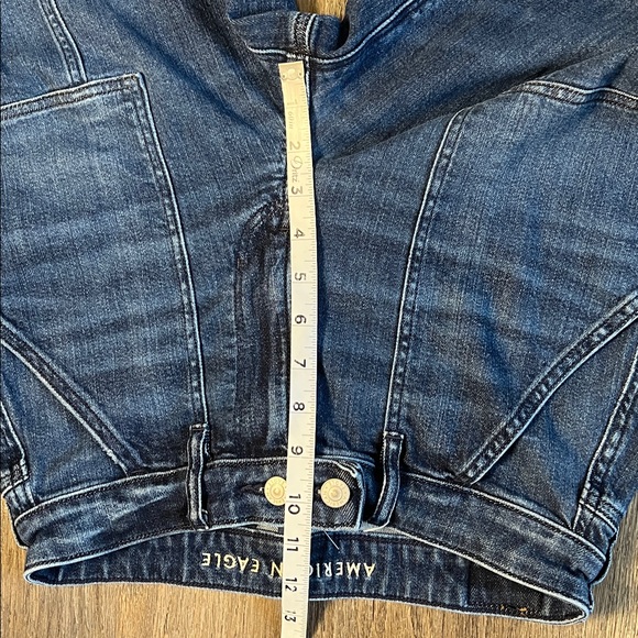 American Eagle Super High Rise Baggy Wide Leg Jeans Size 6 - Picture 10 of 12